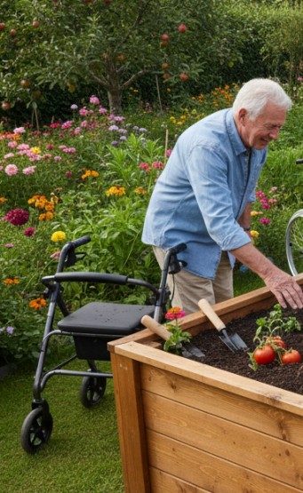 Hochbeet für Senioren: hoch genug bauen Hochbeet für Senioren